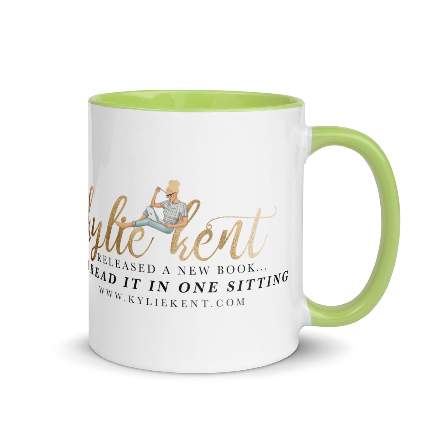 New Book Mug with Color Inside