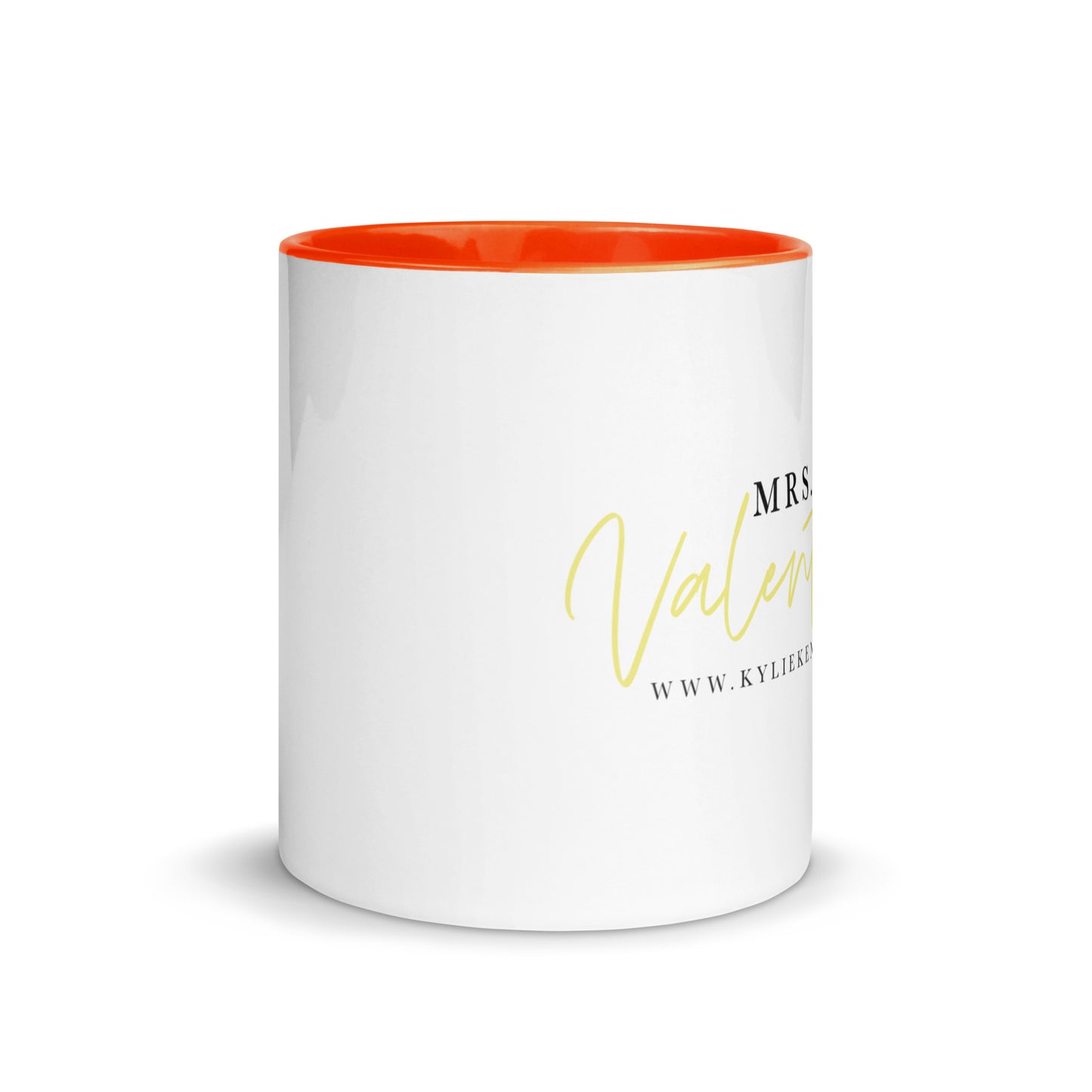 Mrs Valentino (Lola) Mug with Color Inside