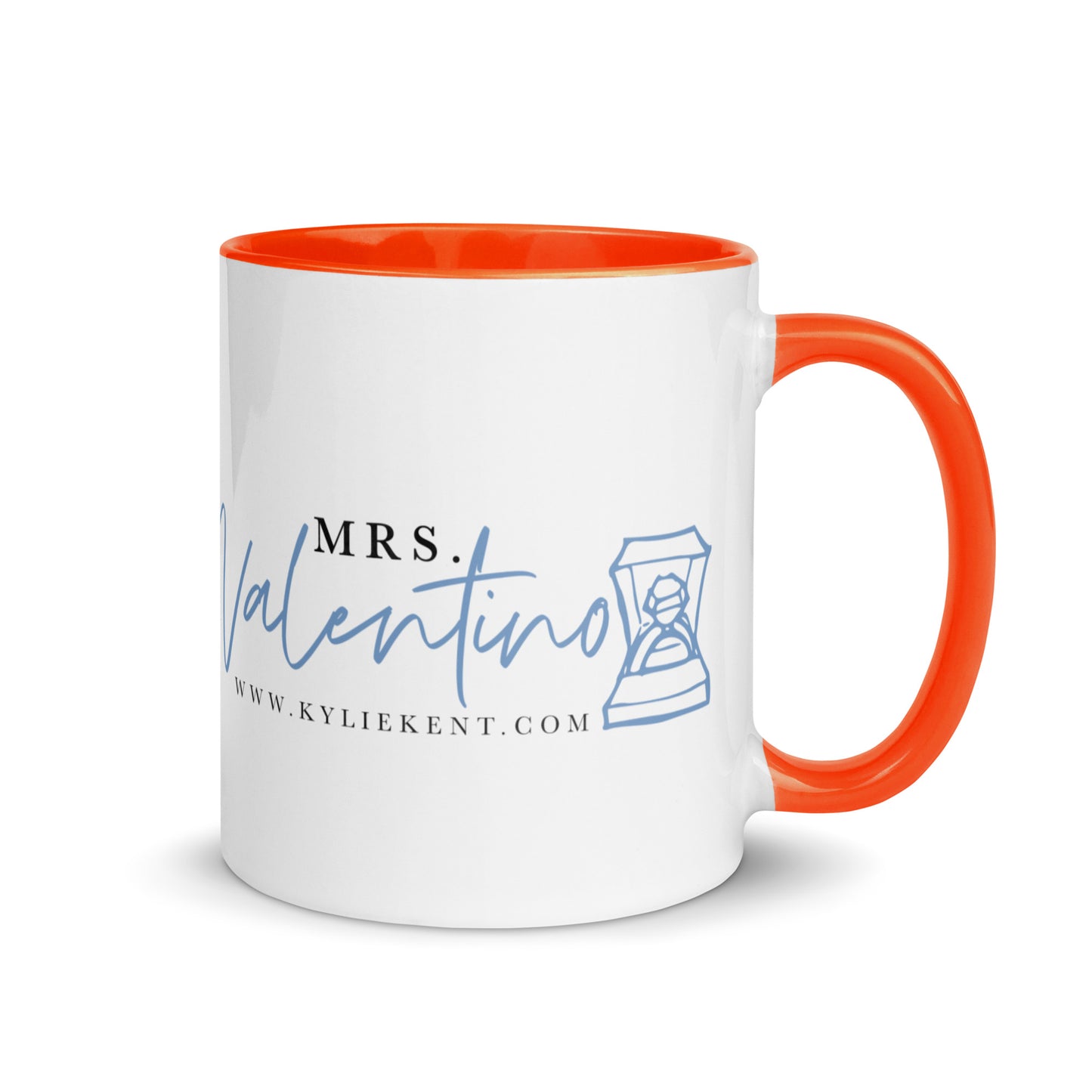 Mrs Valentino (Theo) Mug with Color Inside