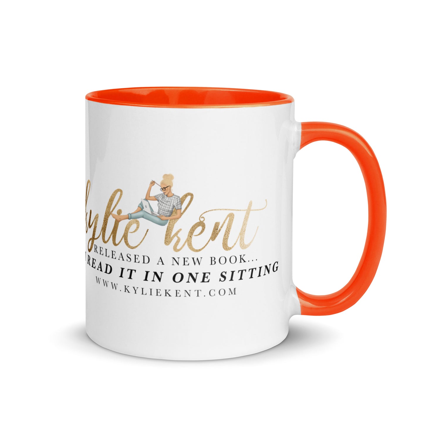 New Book Mug with Color Inside