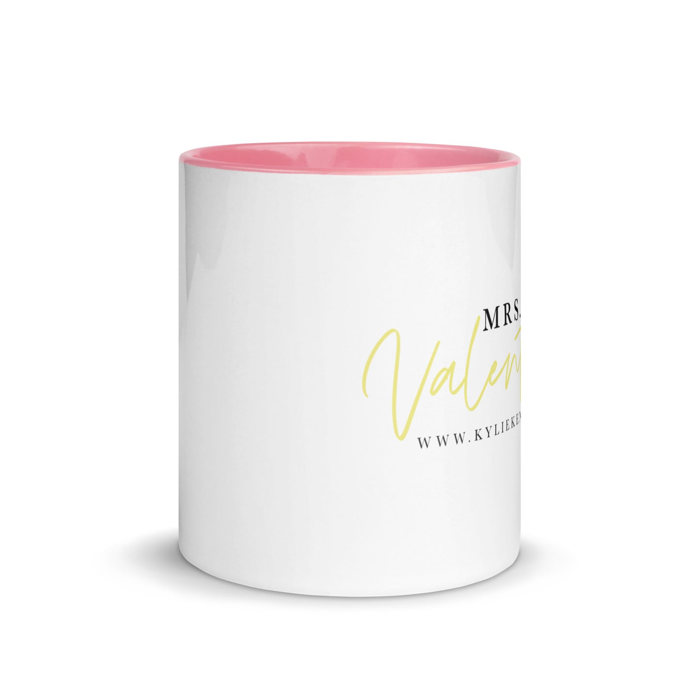 Mrs Valentino (Lola) Mug with Color Inside