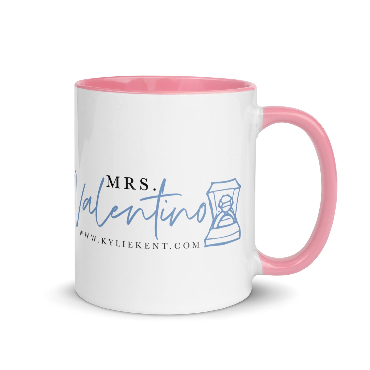 Mrs Valentino (Theo) Mug with Color Inside