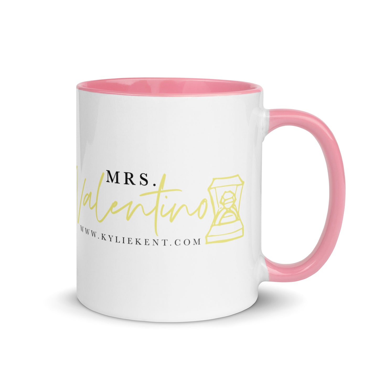 Mrs Valentino (Lola) Mug with Color Inside