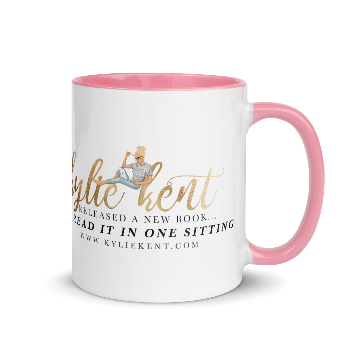 New Book Mug with Color Inside