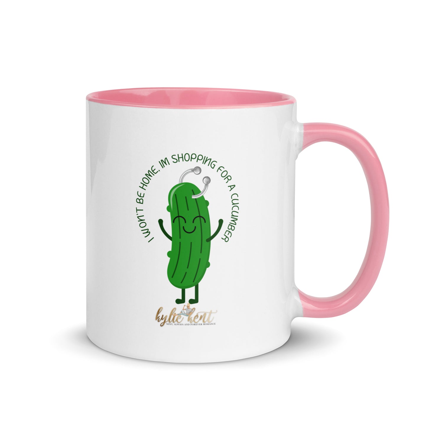 Cucumber Shopping Mug with Color Inside