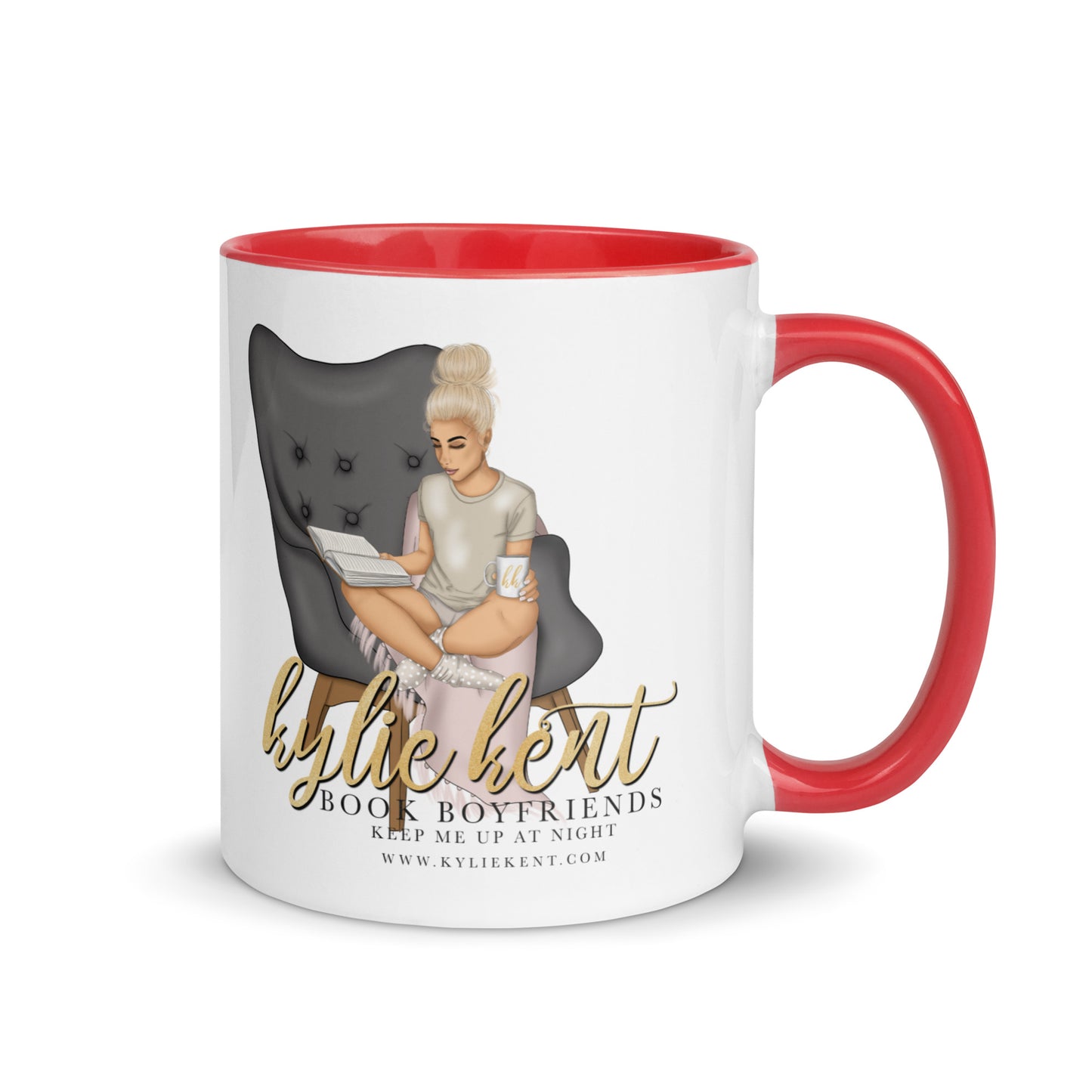 Book Boyfriends Mug with Color Inside