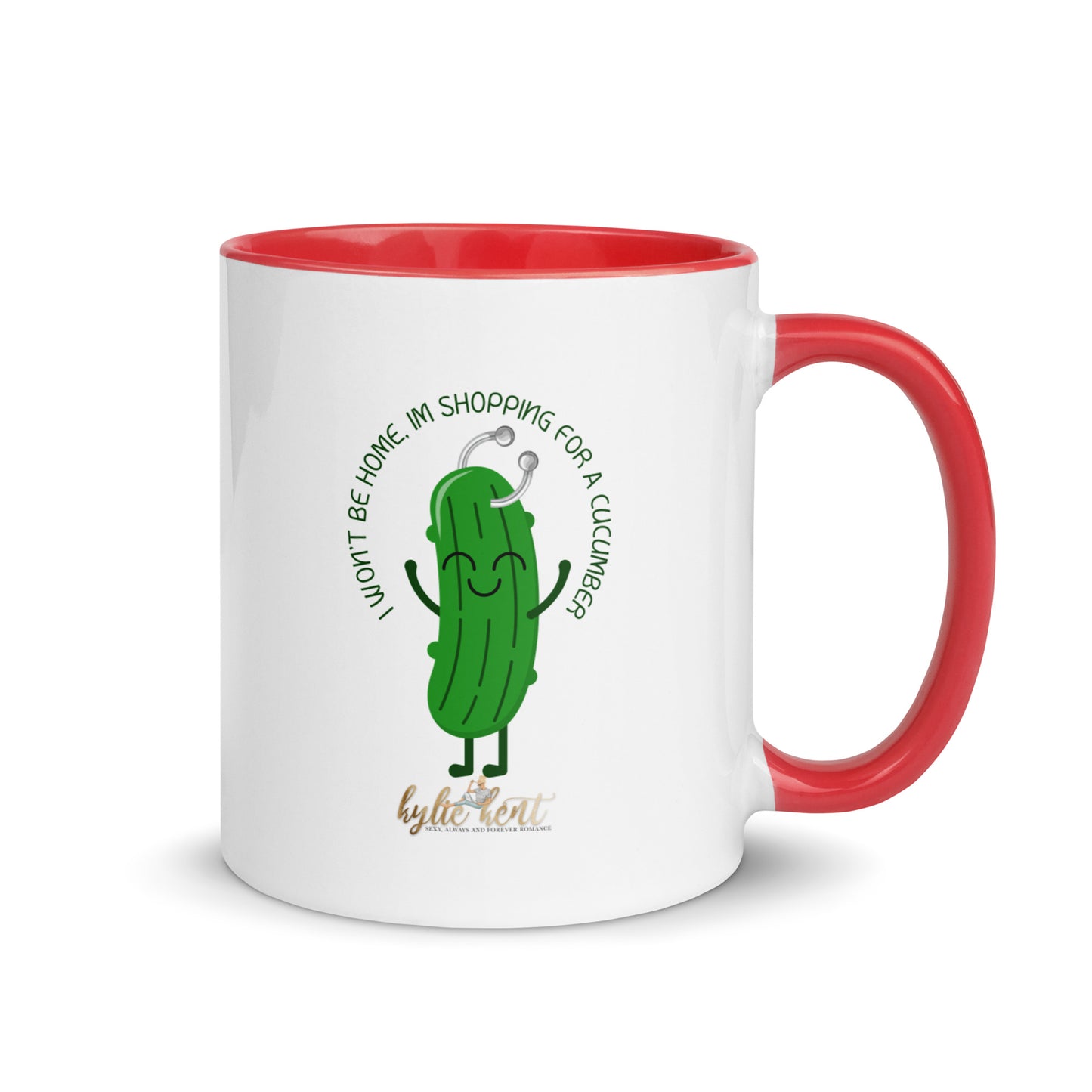 Cucumber Shopping Mug with Color Inside