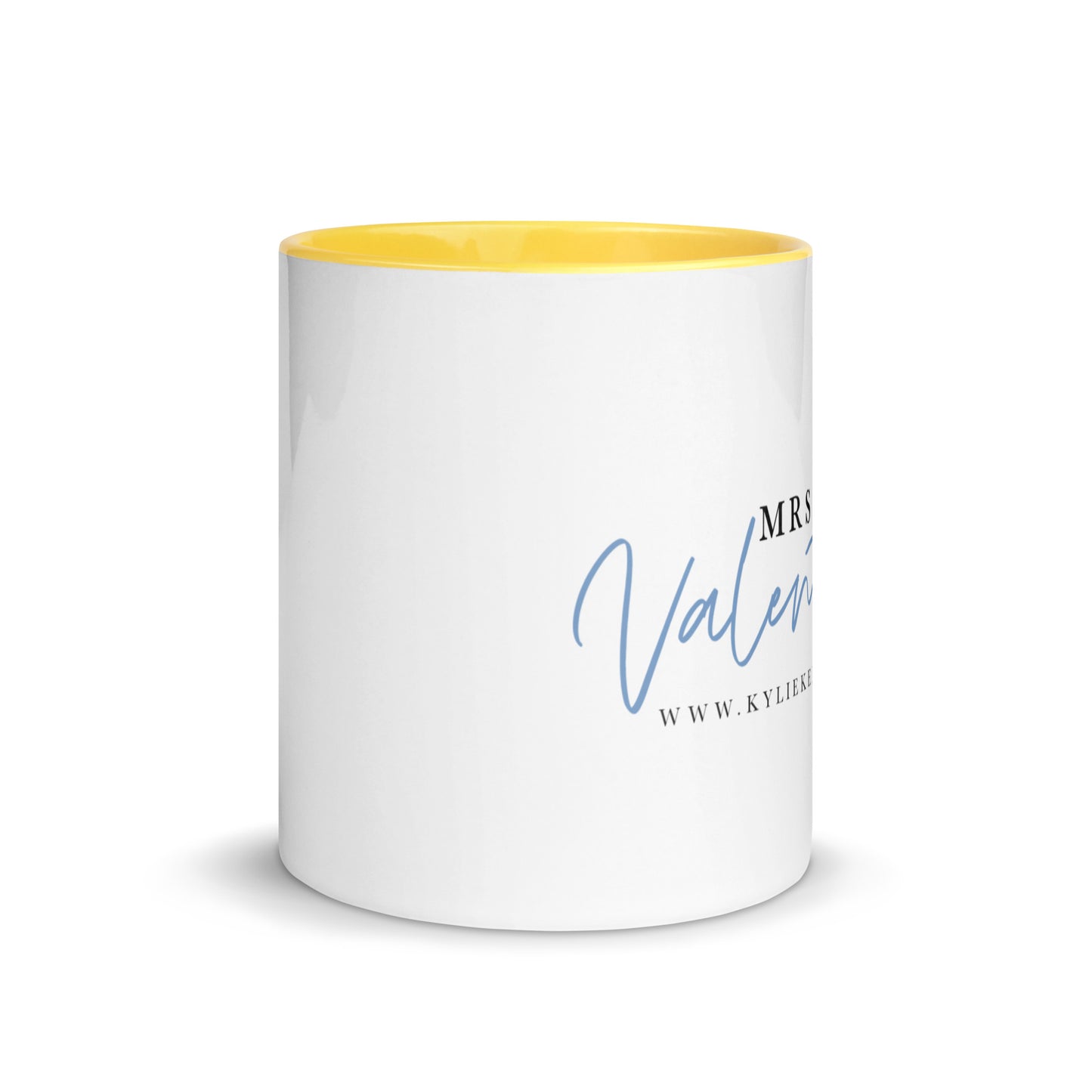 Mrs Valentino (Theo) Mug with Color Inside