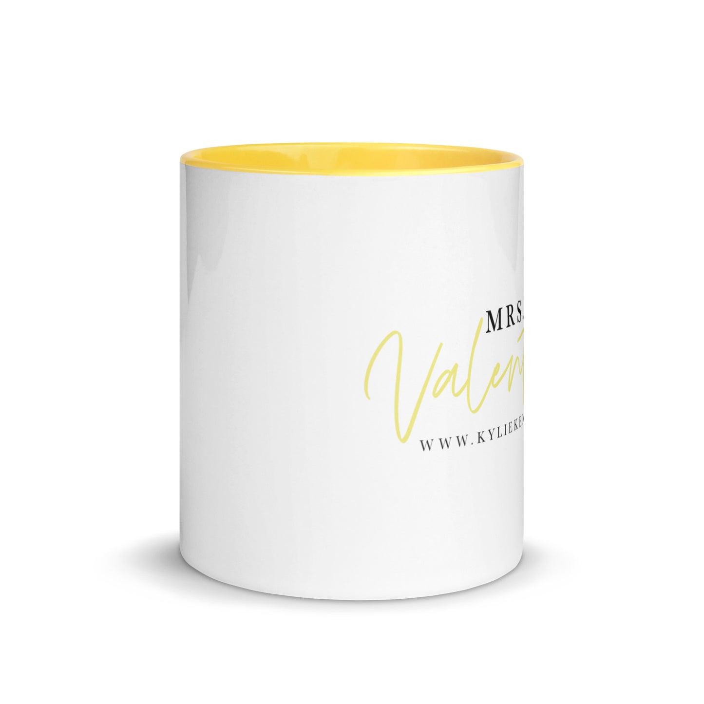 Mrs Valentino (Lola) Mug with Color Inside