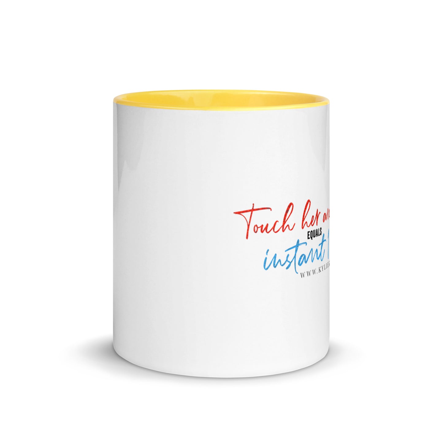 Touch Her Mug with Color Inside