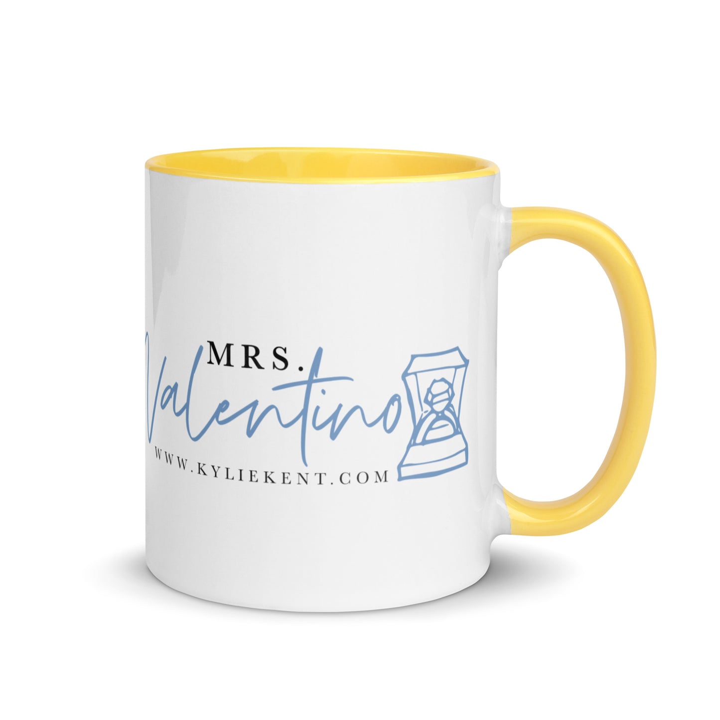 Mrs Valentino (Theo) Mug with Color Inside