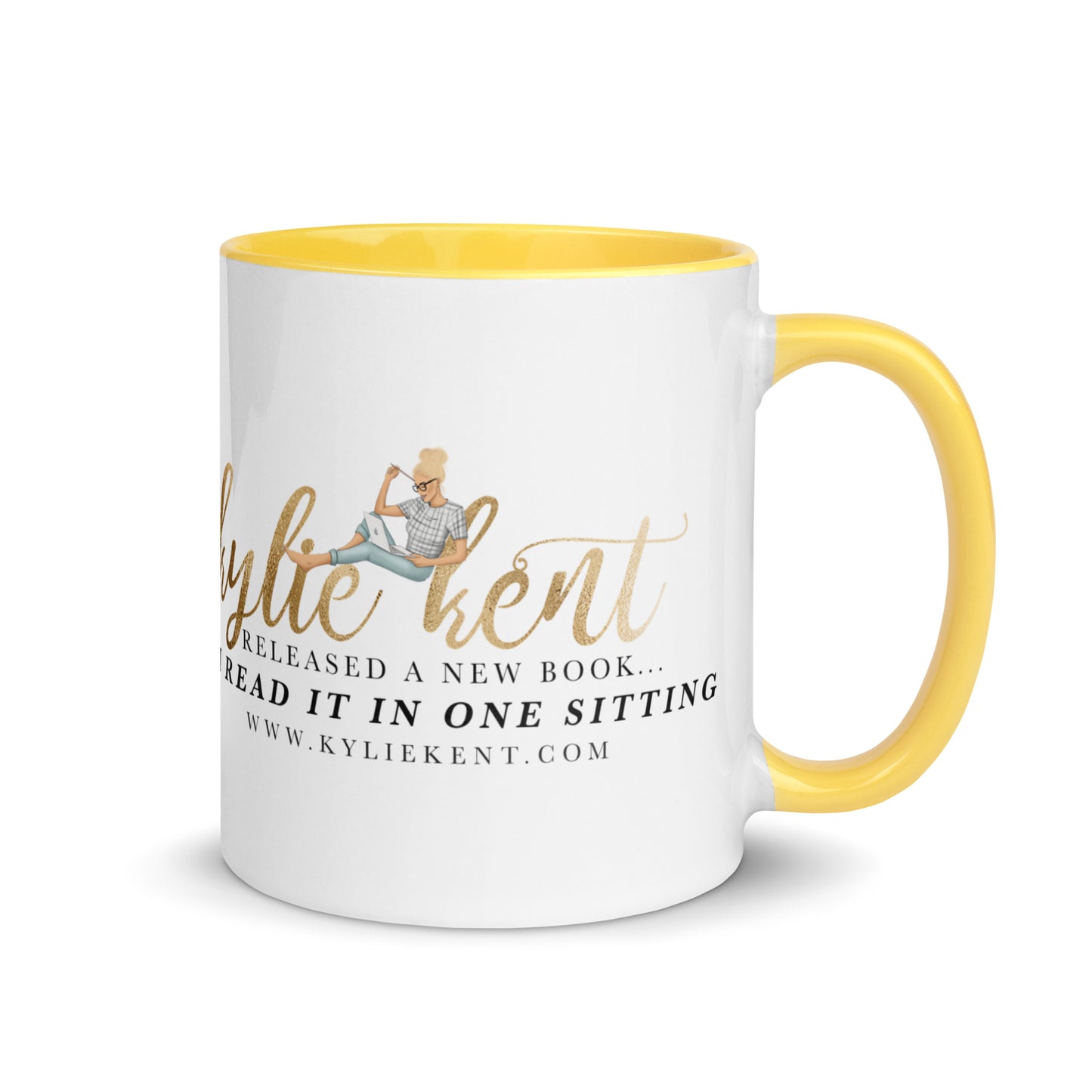 New Book Mug with Color Inside