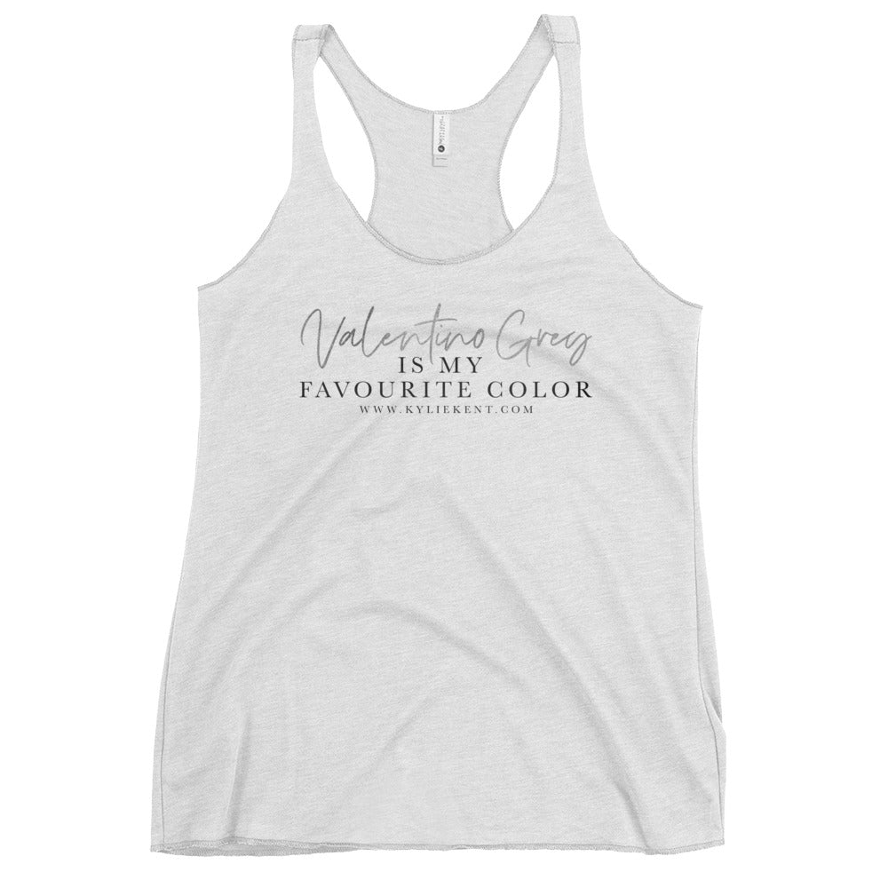 Valentino Grey Women's Racerback Tank