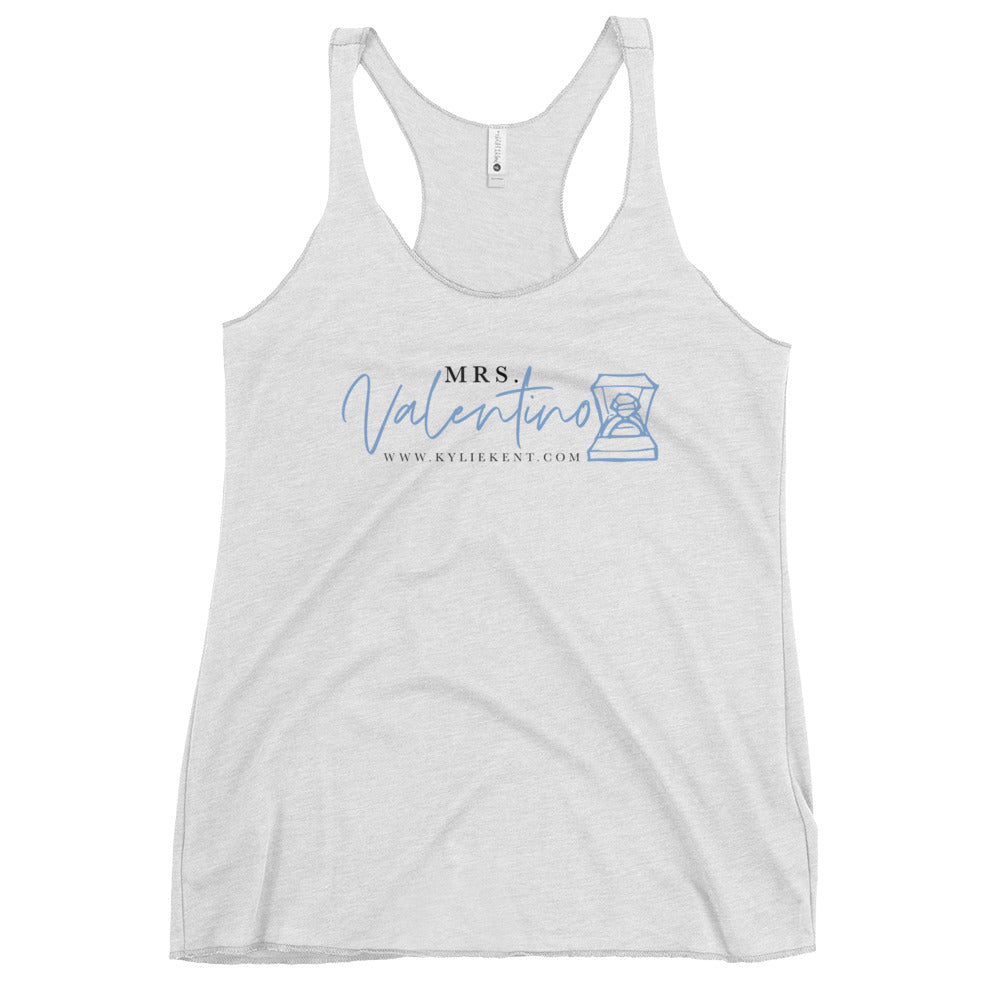 Mrs Valentino (Theo) Women's Racerback Tank