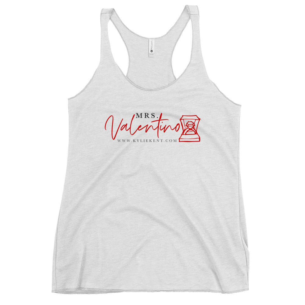 Mrs Valentino (Neo) Women's Racerback Tank