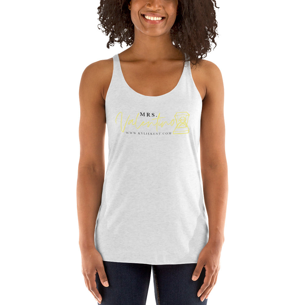 Mrs Valentino (Lola) Women's Racerback Tank