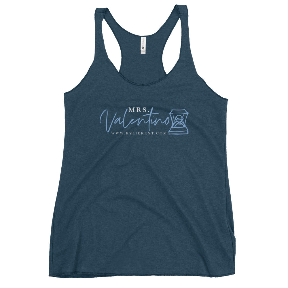 Mrs Valentino (Theo) Women's Racerback Tank