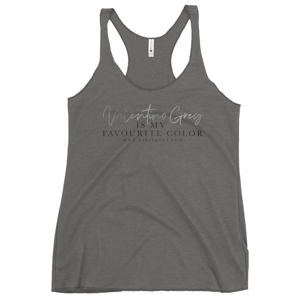 Valentino Grey Women's Racerback Tank