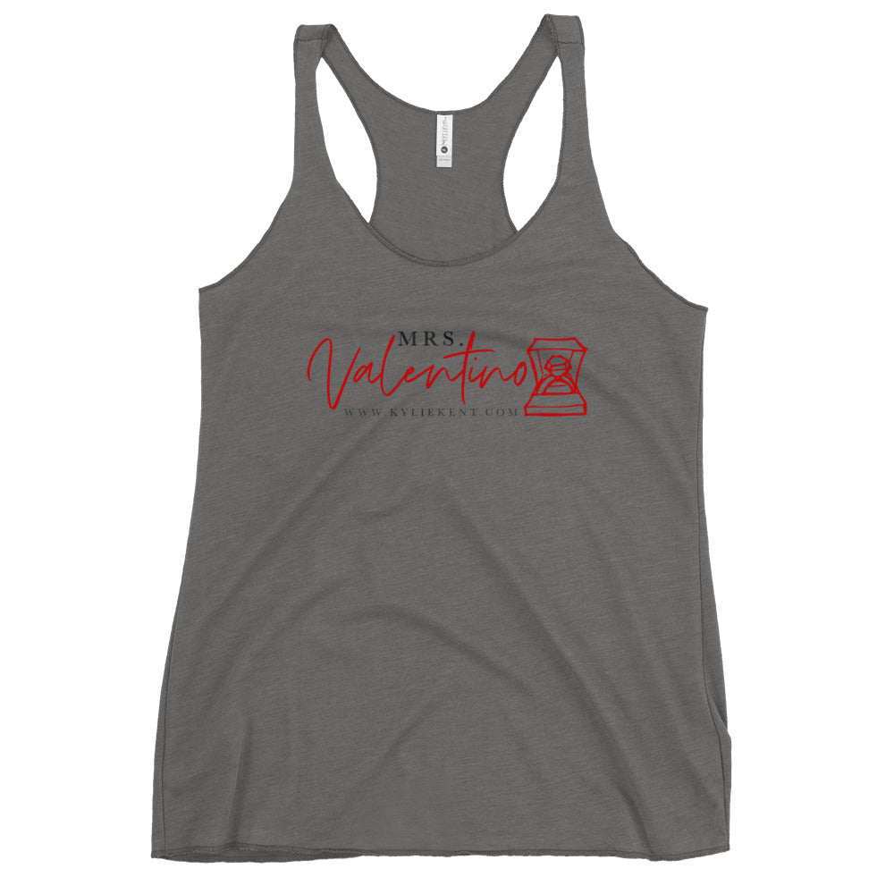 Mrs Valentino (Neo) Women's Racerback Tank