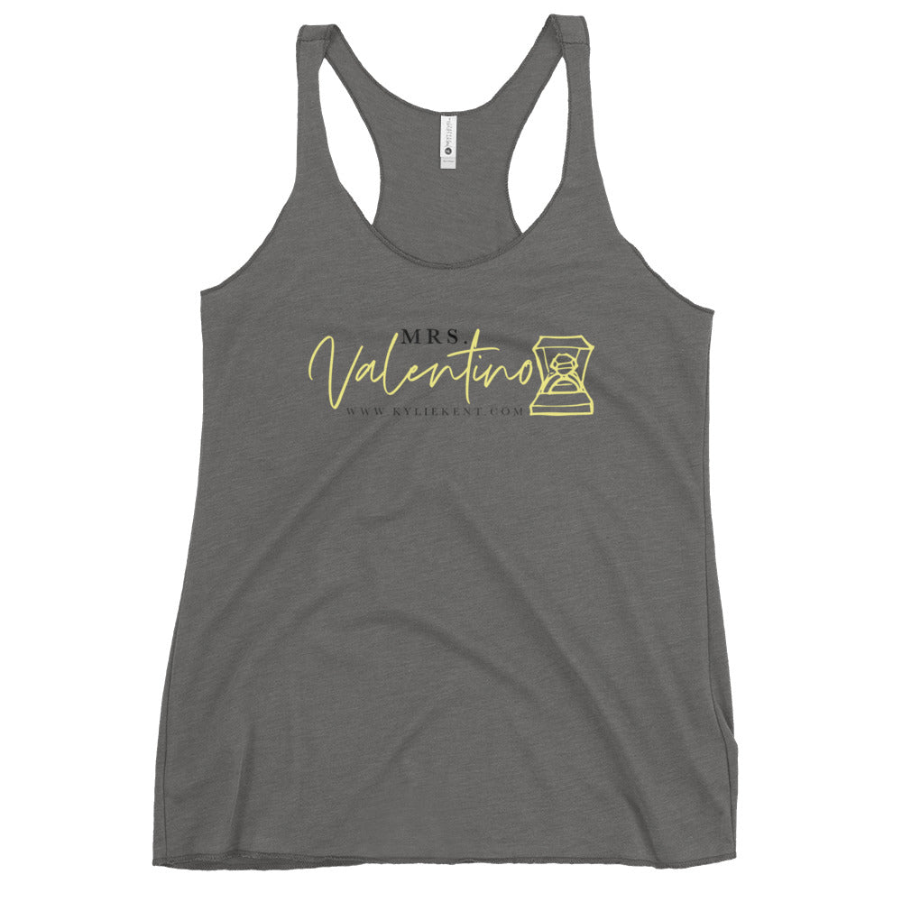 Mrs Valentino (Lola) Women's Racerback Tank