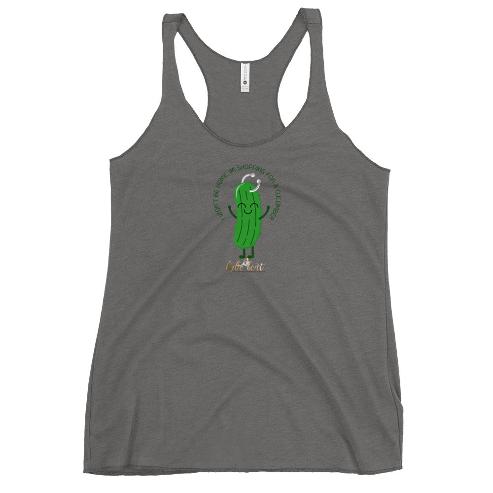 Cucumber Shopping Women's Racerback Tank