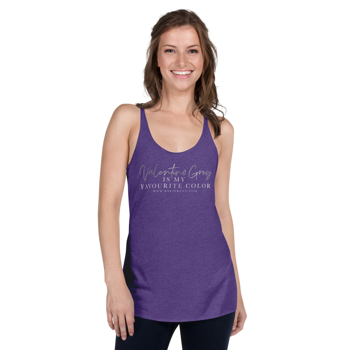 Valentino Grey Women's Racerback Tank