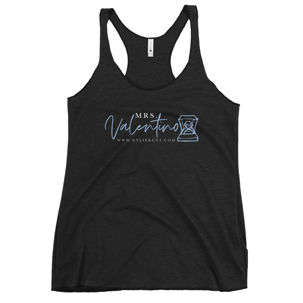 Mrs Valentino (Theo) Women's Racerback Tank