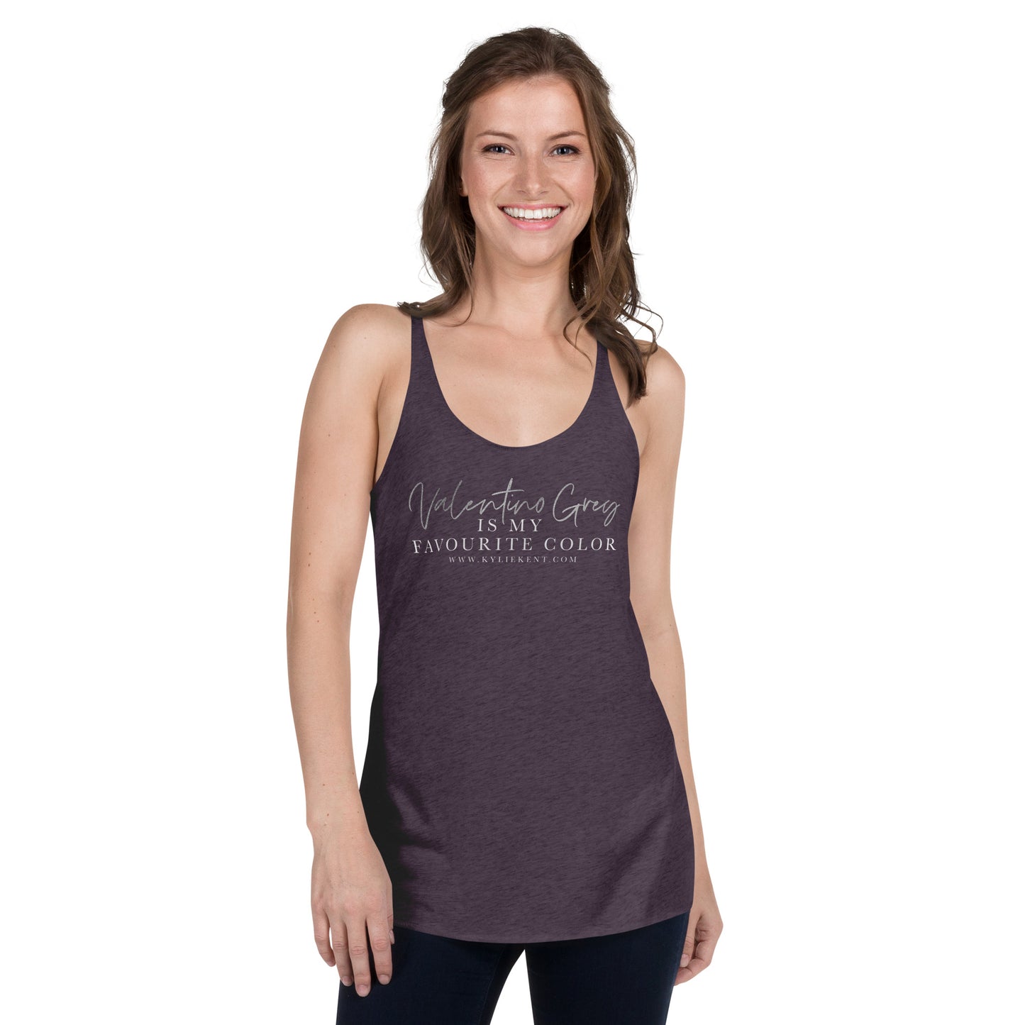 Valentino Grey Women's Racerback Tank