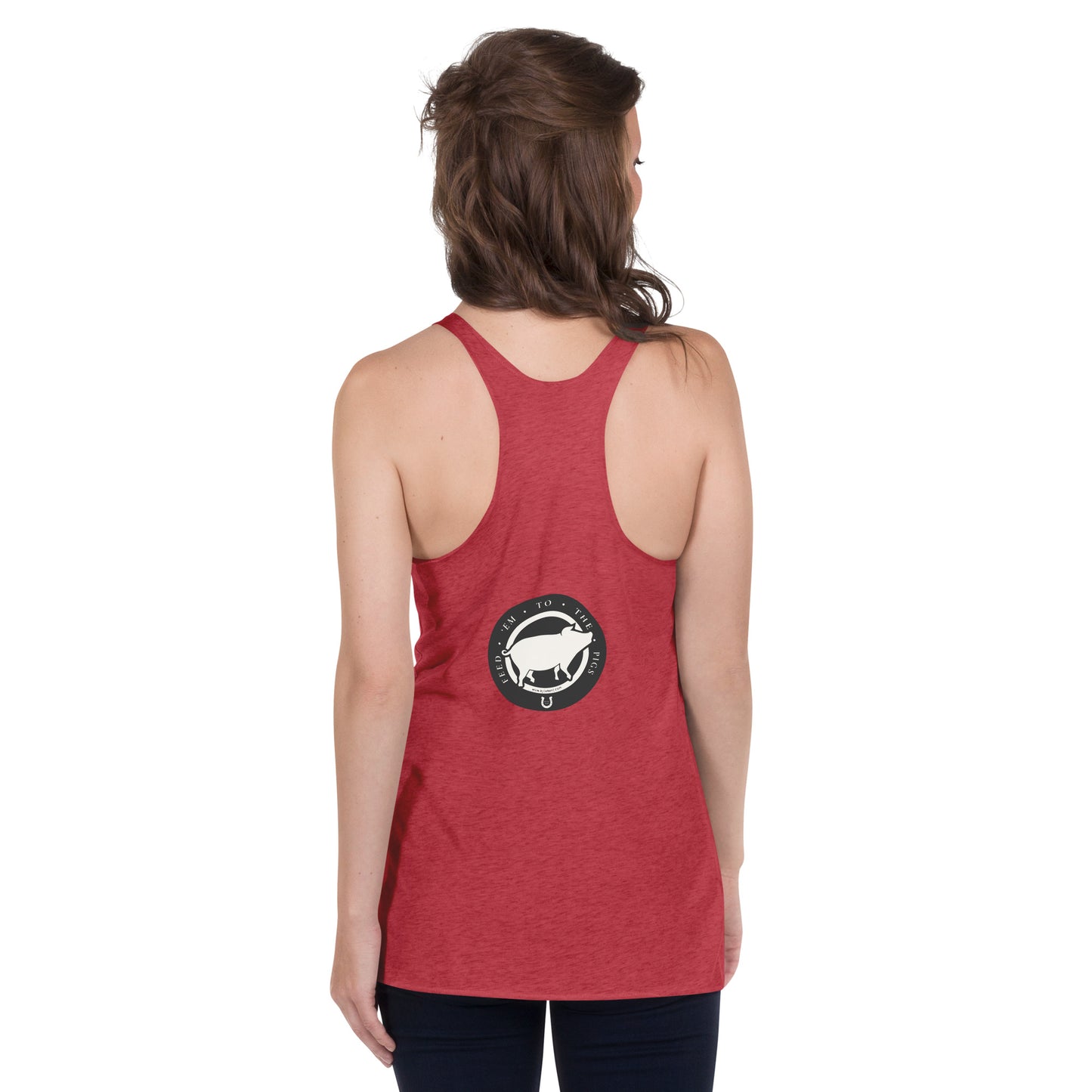 Feed 'em to the Pigs Women's Racerback Tank