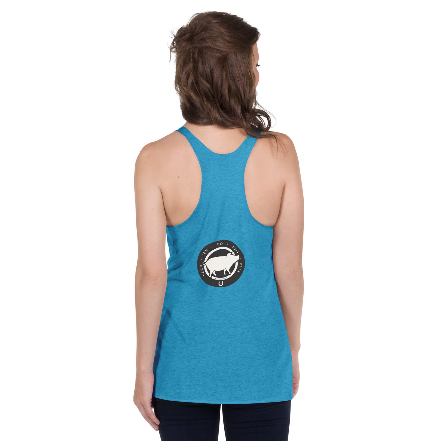 Feed 'em to the Pigs Women's Racerback Tank