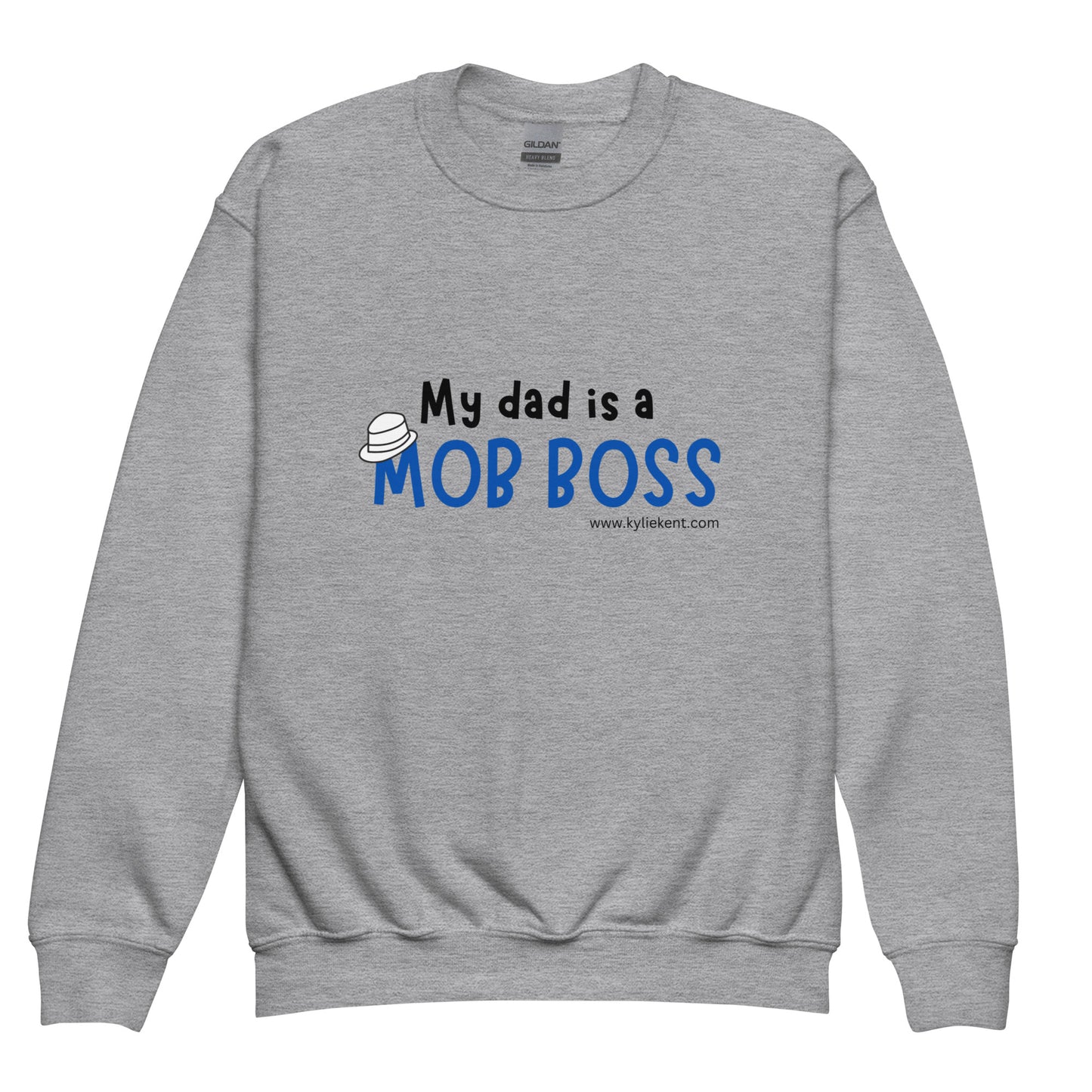 My Dad is a Mob Boss Youth crewneck sweatshirt