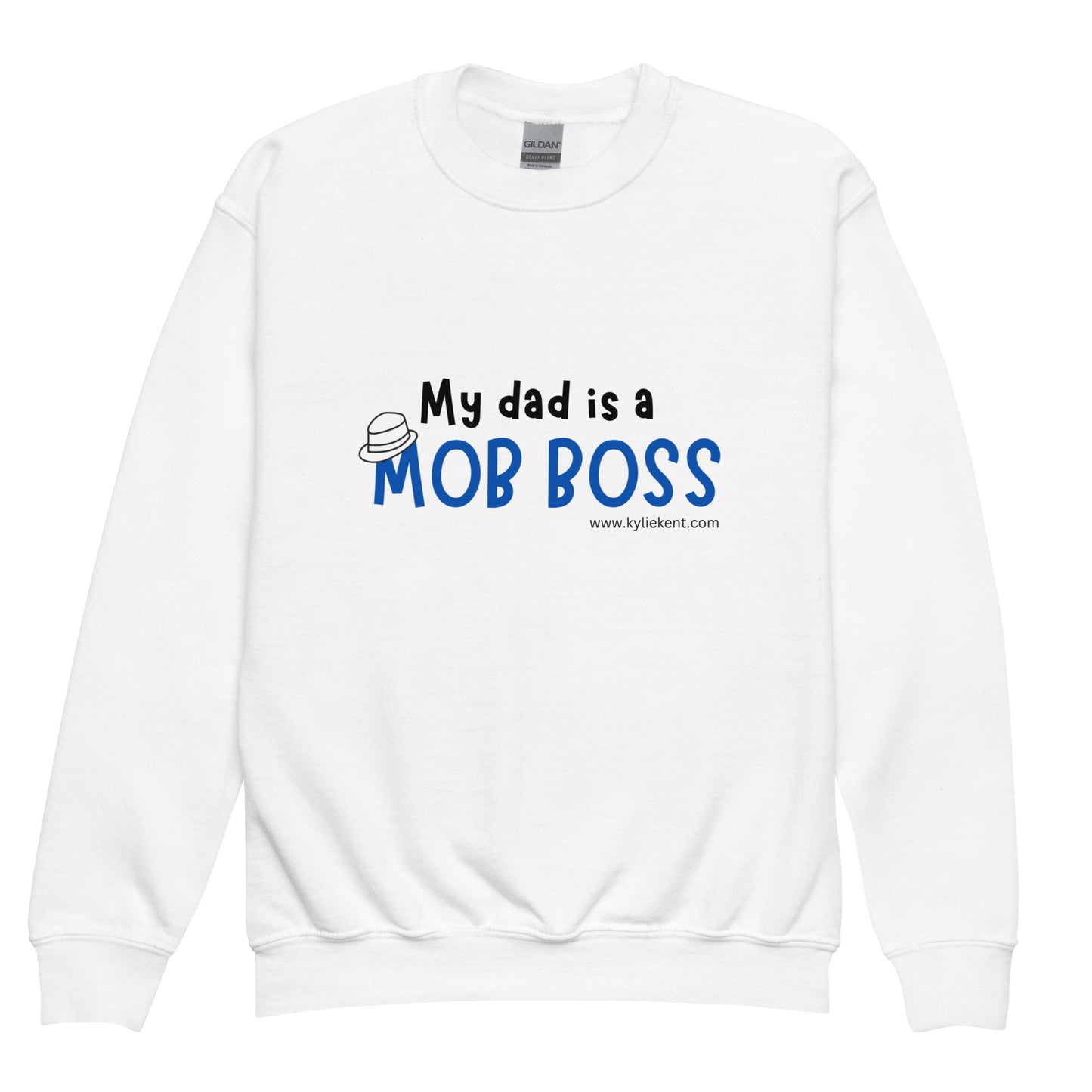 My Dad is a Mob Boss Youth crewneck sweatshirt